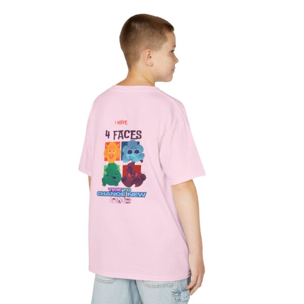 Kids 4 Faces Fun Tee - Change New One - Image 62