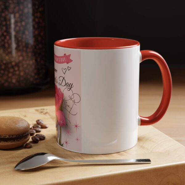 Happy Mother's Day Accent Coffee Mug - Pink Floral Design, 11oz & 15oz - Image 23