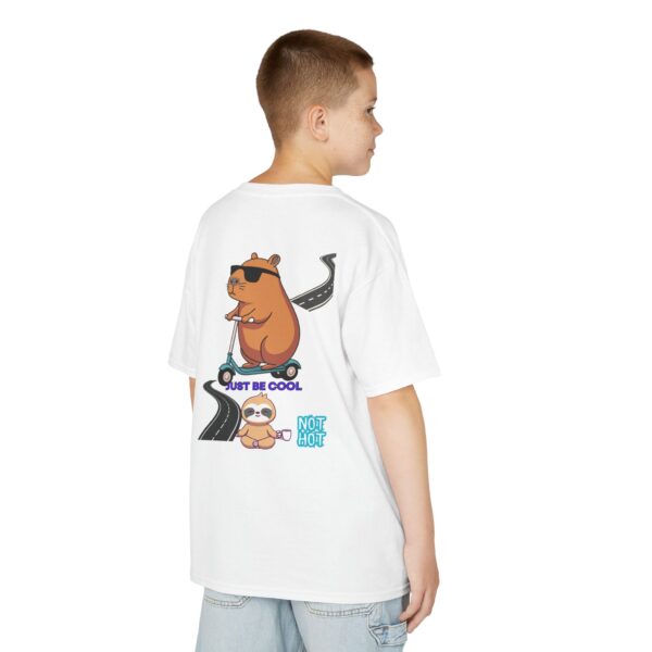 Cool Bear Kids Heavy Cotton Tee - Just Be Cool Graphic T-Shirt - Image 9