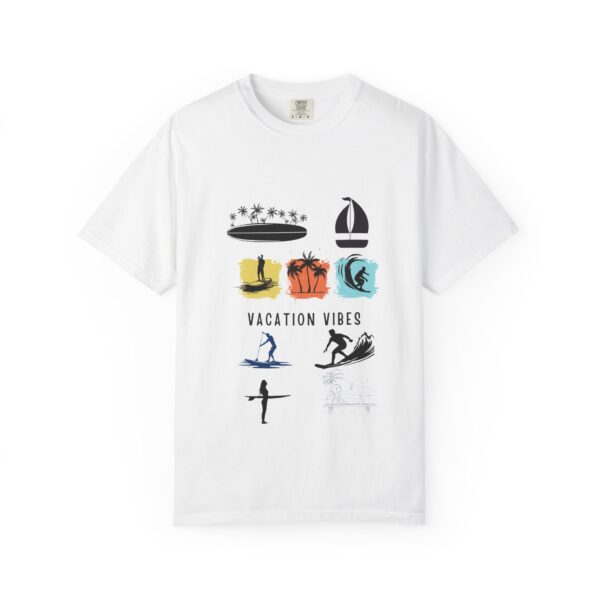 Vacation Vibes Unisex Garment-Dyed T-Shirt for Beach Lovers - Image 9