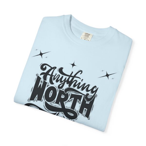 Beach Vibes Motivational T-Shirt - "Anything Worth Having Takes Time" - Image 48