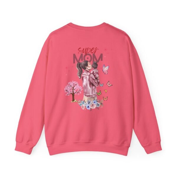 Super Mom Crewneck Sweatshirt - Gift for Mother's Day, Cozy Gift for Moms - Image 30