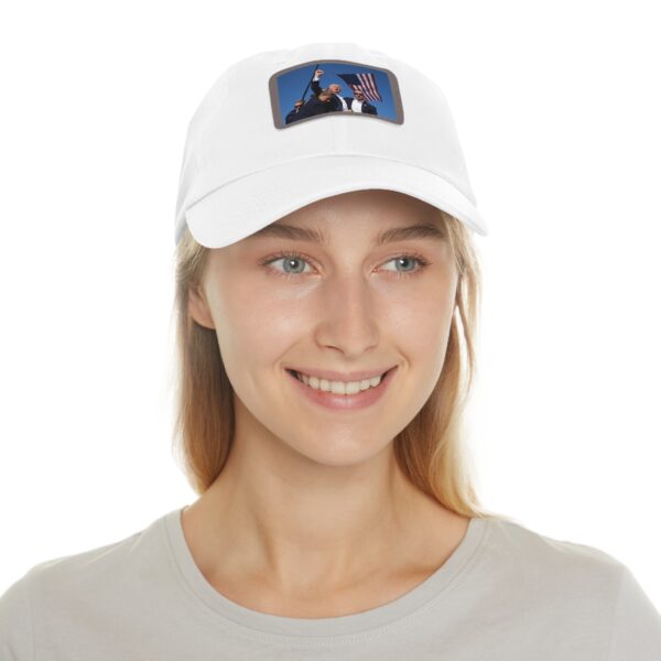 Dad Hat with Leather Patch (Rectangle) - Image 36