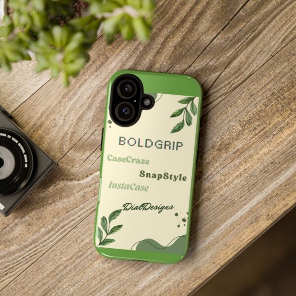 BoldGrip Leafy Phone Case - Stylish & Durable Protection - Image 4