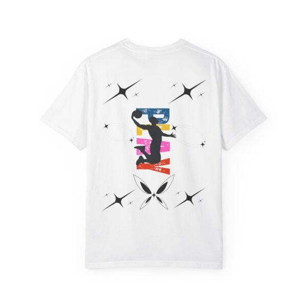 Unisex Garment-Dyed T-Shirt - Vibrant Athletic Design with Stars - Image 4