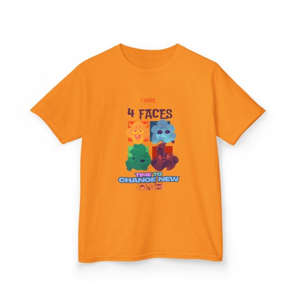 Kids 4 Faces Fun Tee - Change New One - Image 30