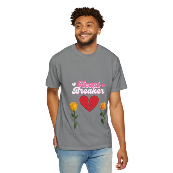 Heartbreaker Unisex Garment-Dyed T-Shirt with Floral Design - Image 80