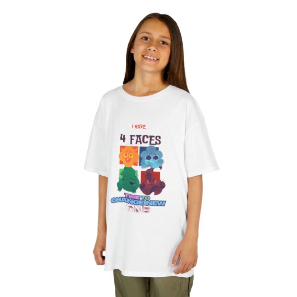 Kids 4 Faces Fun Tee - Change New One - Image 14
