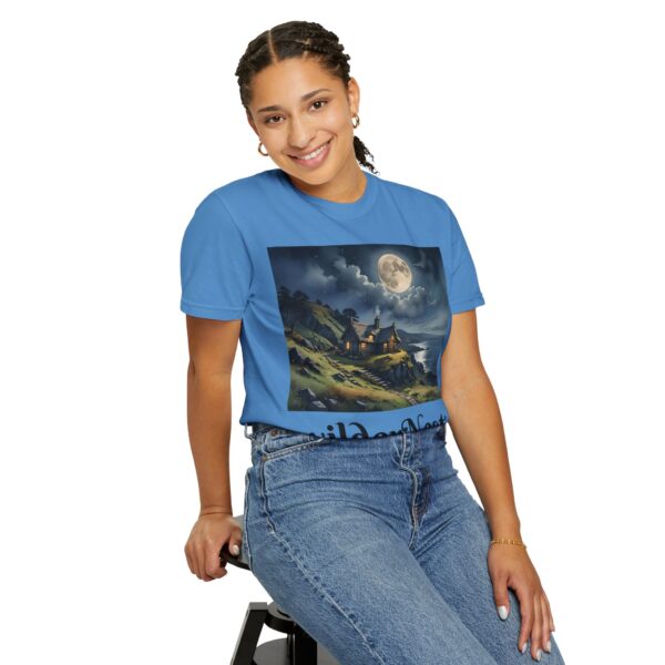 WilderNest Cottage Moonlight T-Shirt - Unisex Garment-Dyed Tee for Nature Lovers - Image 43