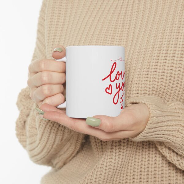 Romantic Love You Ceramic Mug - Perfect Gift for Valentine's Day, Anniversaries, or Everyday Love - Image 8