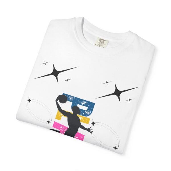 Unisex Garment-Dyed T-Shirt - Vibrant Athletic Design with Stars - Image 5