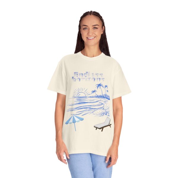 Endless Horizons Beach T-Shirt - Unisex Garment-Dyed Summer Tee - Image 14