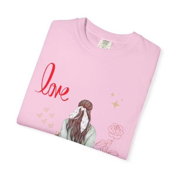 Love You Feminine Unisex T-shirt - Romantic Floral Design - Image 53