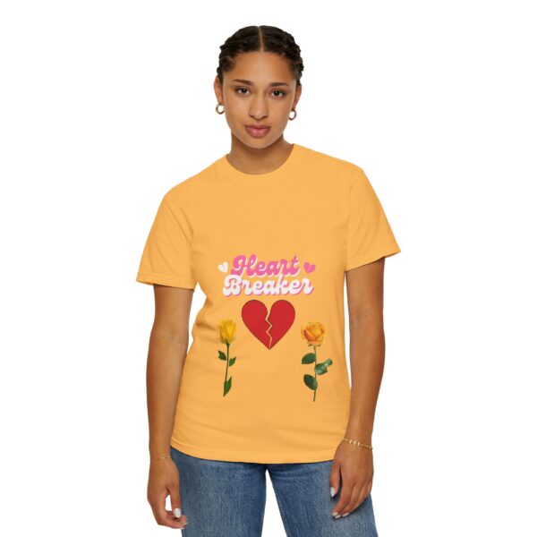 Heartbreaker Unisex Garment-Dyed T-Shirt with Floral Design - Image 44