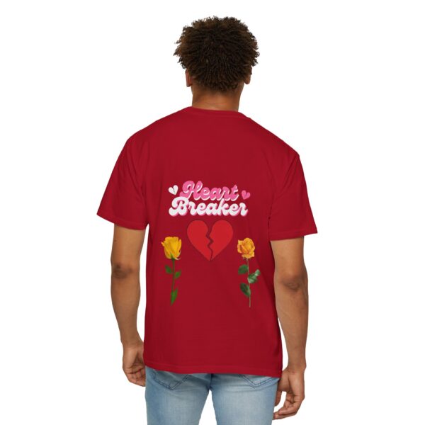 Heartbreaker Unisex Garment-Dyed T-Shirt with Floral Design - Image 142