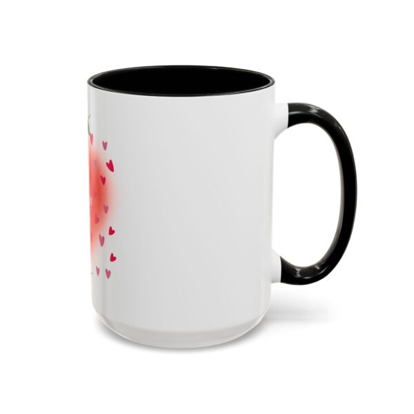 Best Mom Ever Accent Coffee Mug - Heart & Rose Design - Image 26