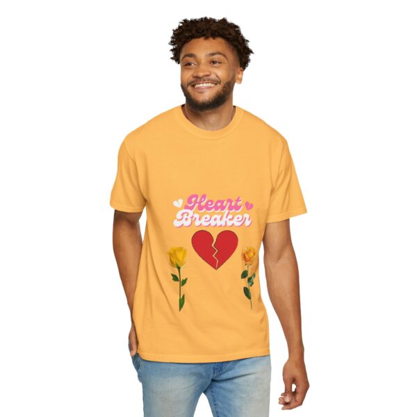 Heartbreaker Unisex Garment-Dyed T-Shirt with Floral Design - Image 47