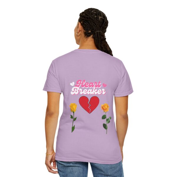 Heartbreaker Unisex Garment-Dyed T-Shirt with Floral Design - Image 119