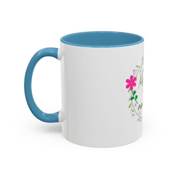 Happy Mother's Day Accent Coffee Mug - Floral Design for Mom - Image 19