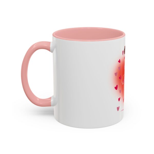 Best Mom Ever Accent Coffee Mug - Heart & Rose Design - Image 21