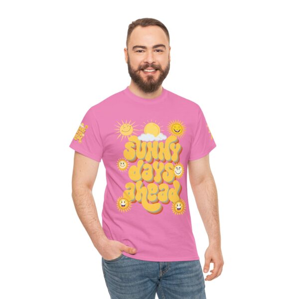 Sunny Days Ahead Unisex Heavy Cotton Tee - Fun Sun Graphic T-Shirt - Image 113