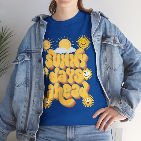 Sunny Days Ahead Unisex Heavy Cotton Tee - Fun Sun Graphic T-Shirt - Image 68