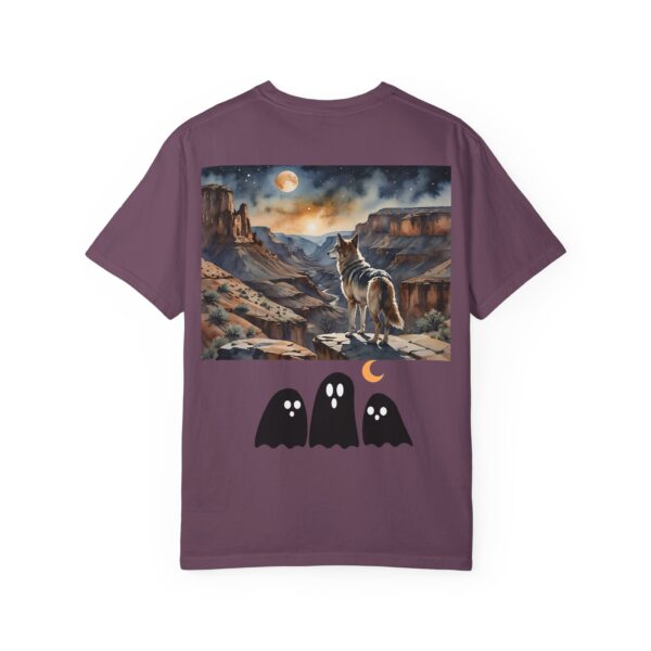 Mystical Wolf & Ghosts Unisex Garment-Dyed T-Shirt - Image 47