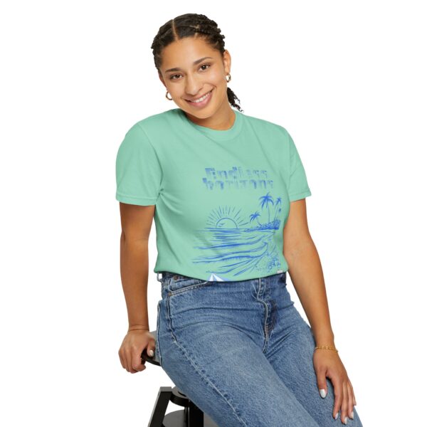 Endless Horizons Beach T-Shirt - Unisex Garment-Dyed Summer Tee - Image 26
