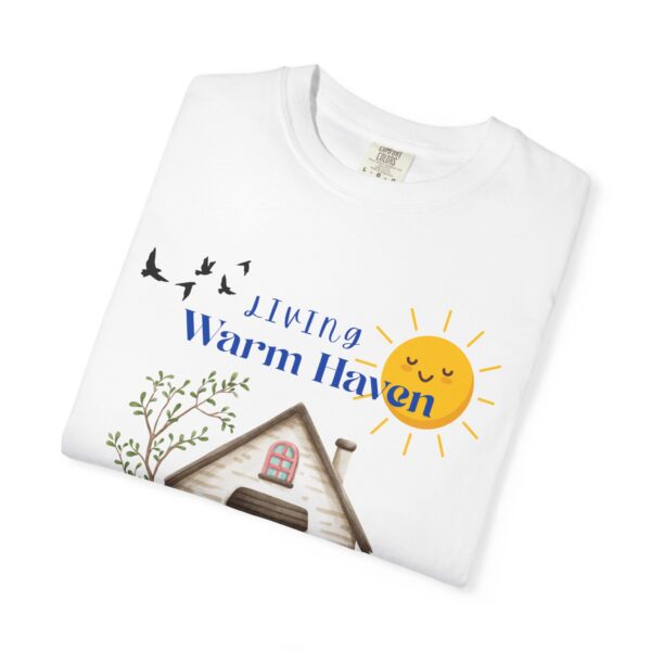Cozy Home Vibes T-Shirt - "Living Warm Haven" Design - Image 4