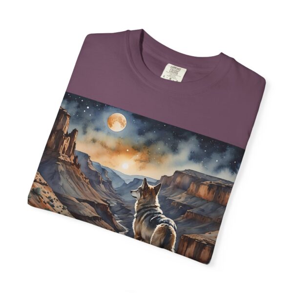 Mystical Wolf & Ghosts Unisex Garment-Dyed T-Shirt - Image 48