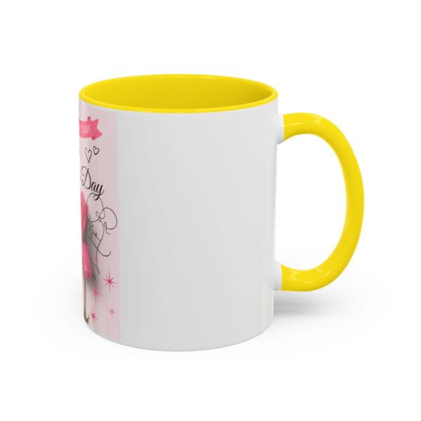 Happy Mother's Day Accent Coffee Mug - Pink Floral Design, 11oz & 15oz - Image 47