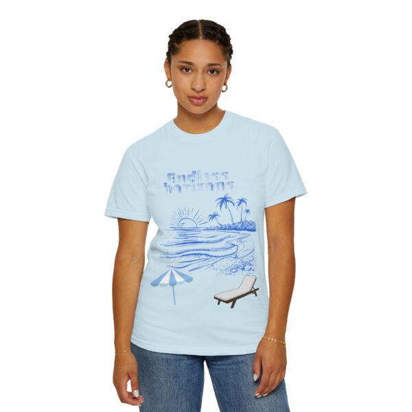 Endless Horizons Beach T-Shirt - Unisex Garment-Dyed Summer Tee - Image 33