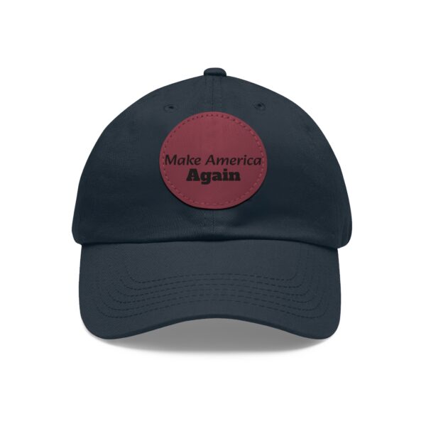 Hat with Leather Patch (Round) - Image 13