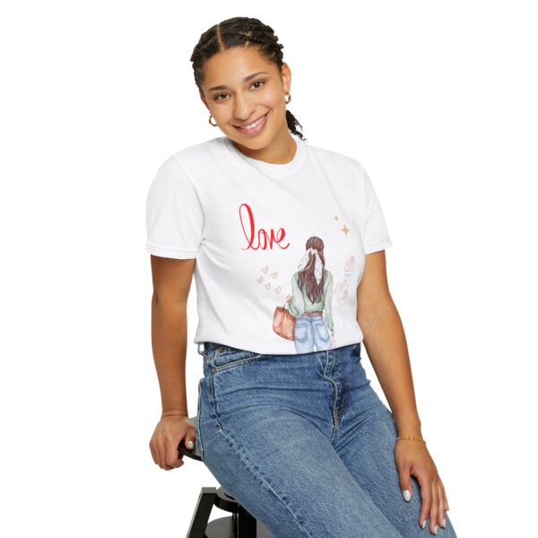 Love You Feminine Unisex T-shirt - Romantic Floral Design - Image 18