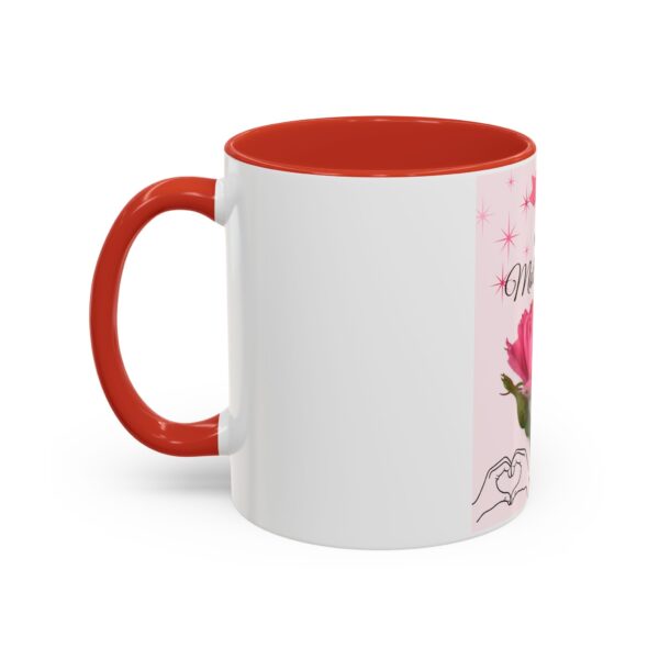 Happy Mother's Day Accent Coffee Mug - Pink Floral Design, 11oz & 15oz - Image 21