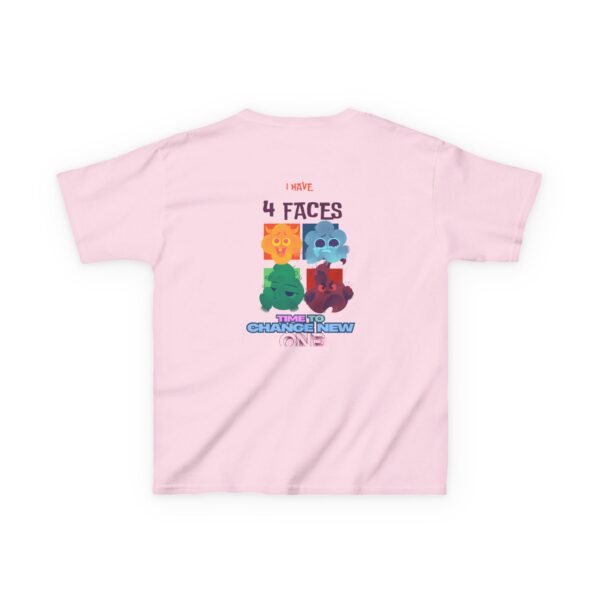 Kids 4 Faces Fun Tee - Change New One - Image 56