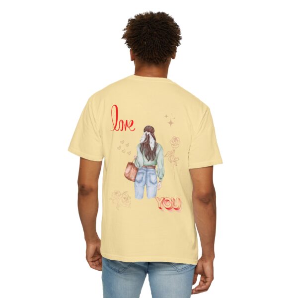 Love You Feminine Unisex T-shirt - Romantic Floral Design - Image 30