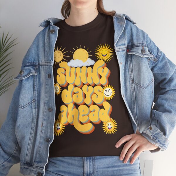 Sunny Days Ahead Unisex Heavy Cotton Tee - Fun Sun Graphic T-Shirt - Image 11