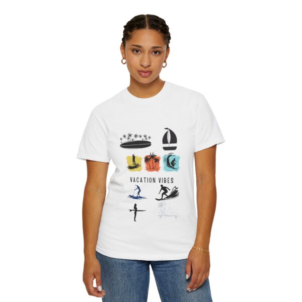 Vacation Vibes Unisex Garment-Dyed T-Shirt for Beach Lovers - Image 14