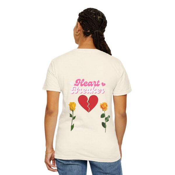 Heartbreaker Unisex Garment-Dyed T-Shirt with Floral Design - Image 35