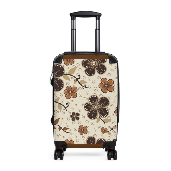 Vintage Floral Design Suitcase – Stylish Travel Luggage for Adventurers