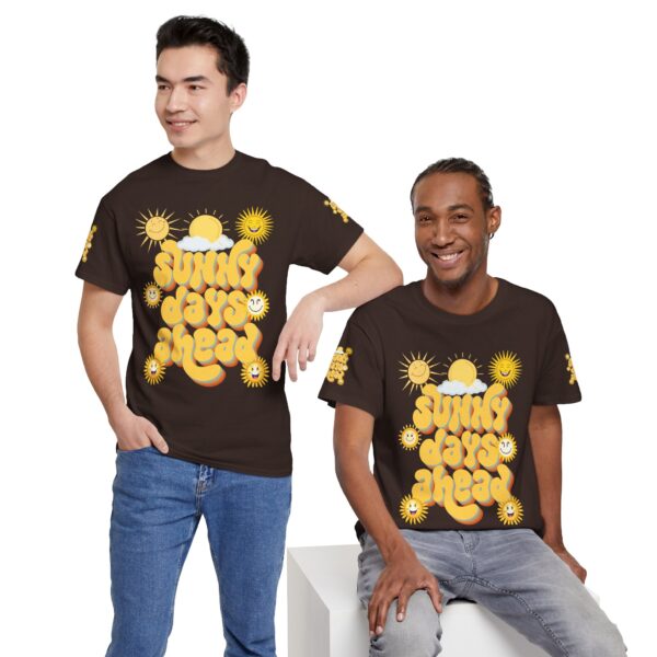 Sunny Days Ahead Unisex Heavy Cotton Tee - Fun Sun Graphic T-Shirt - Image 14