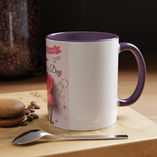 Happy Mother's Day Accent Coffee Mug - Pink Floral Design, 11oz & 15oz - Image 44