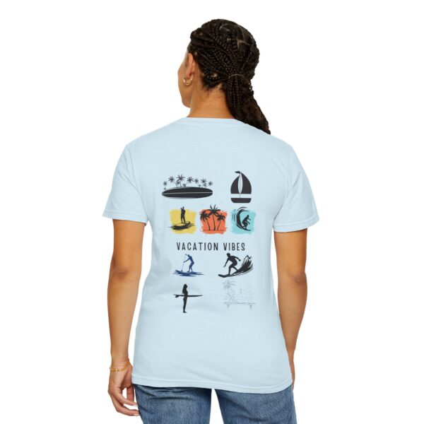 Vacation Vibes Unisex Garment-Dyed T-Shirt for Beach Lovers - Image 7