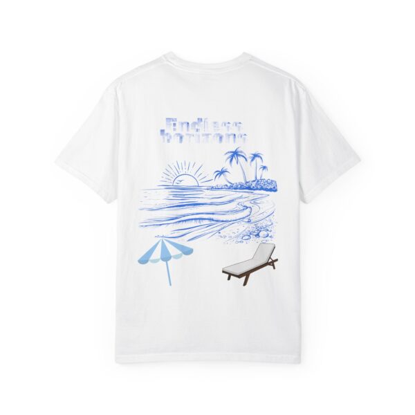 Endless Horizons Beach T-Shirt - Unisex Garment-Dyed Summer Tee - Image 3