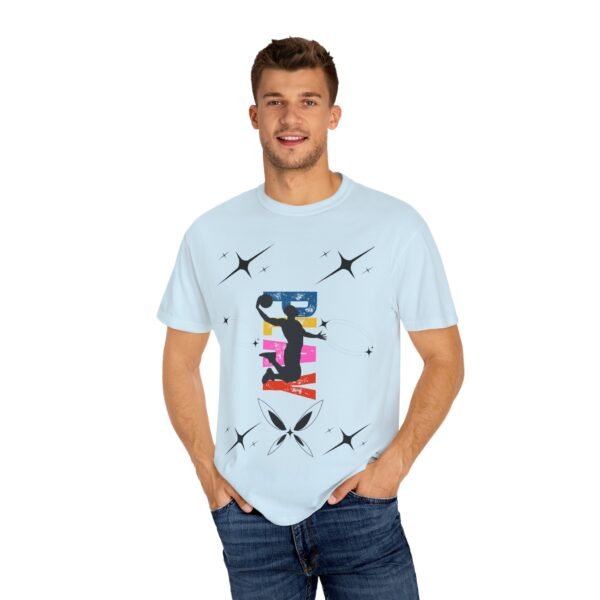 Unisex Garment-Dyed T-Shirt - Vibrant Athletic Design with Stars - Image 31