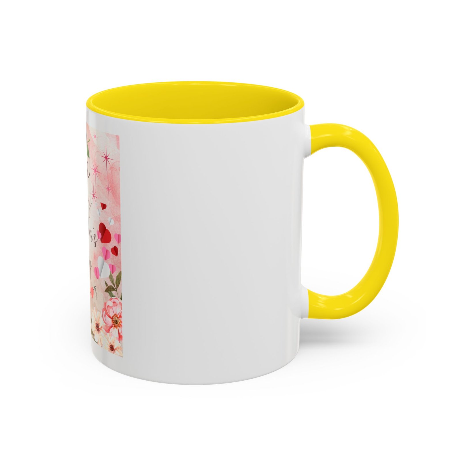 Happy Mother's Day Accent Coffee Mug - Floral Design, 11 & 15oz - Image 50