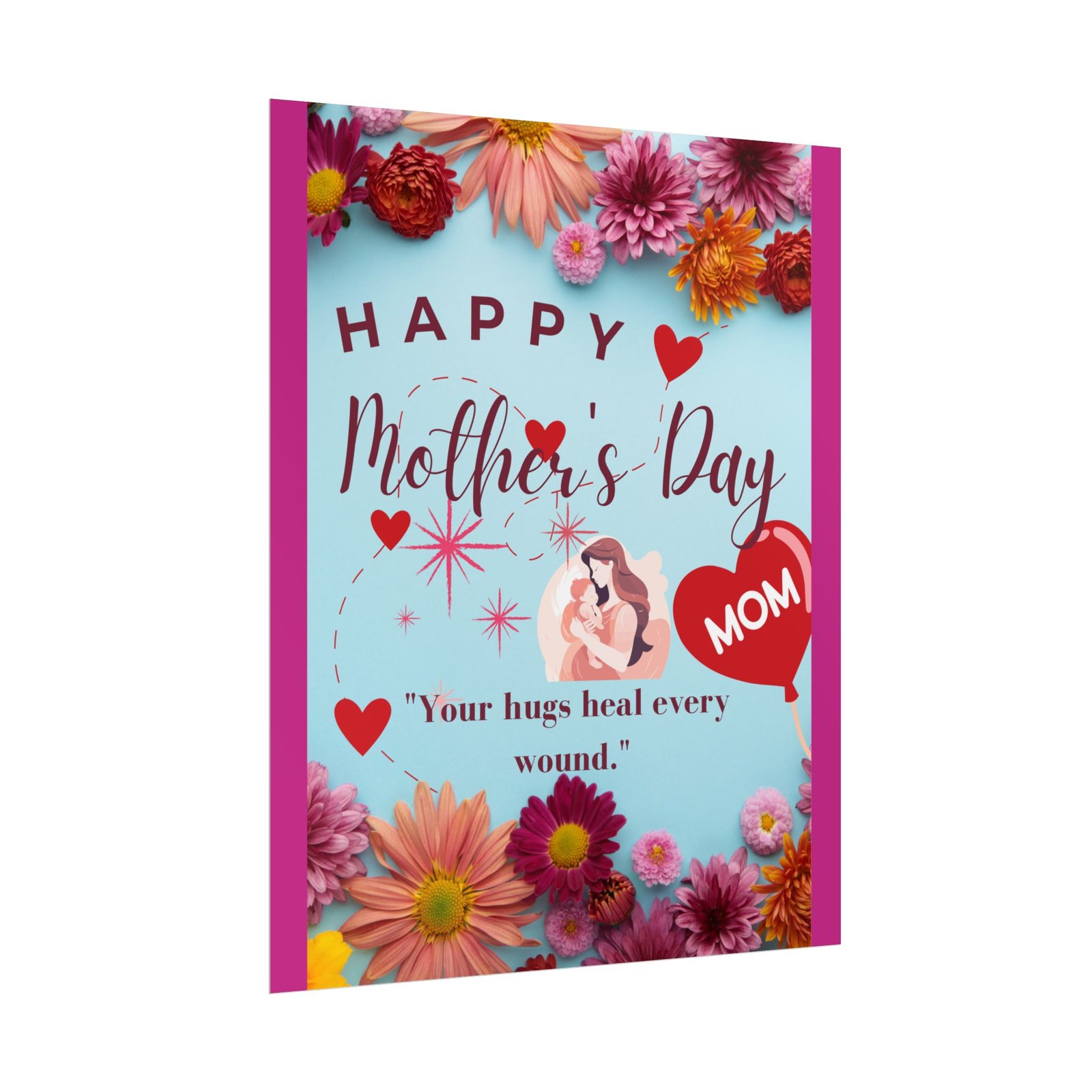 Happy Mother's Day Rolled Posters - Heartfelt Gifts for Mom - Image 6
