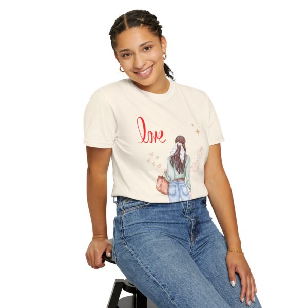 Love You Feminine Unisex T-shirt - Romantic Floral Design - Image 8