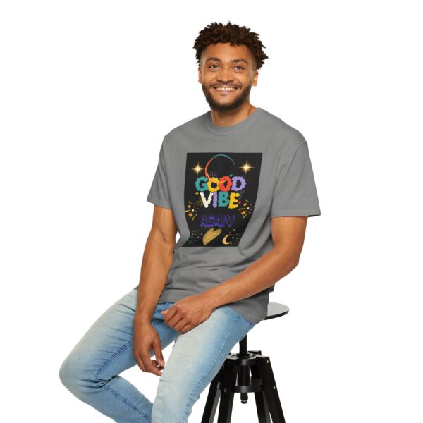 Good Vibes Unisex Garment-Dyed T-Shirt - Festival Ready, Positive Energy - Image 27